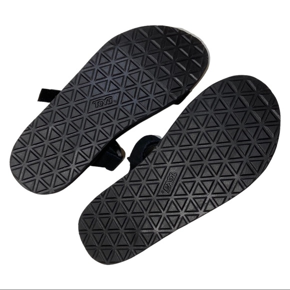 ? Teva Leather Universal Slide Sandals